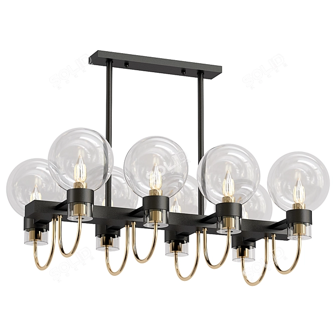 Luxury Mohave LSP 8397 Chandelier 3D model image 1