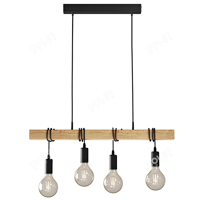 Eglo Townshend Pendant Light Fixture 3D model image 3