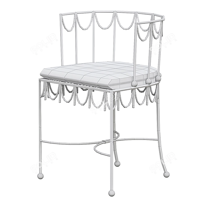 Modern Outdoor Elegance: Stromboli Chair 3D model image 2