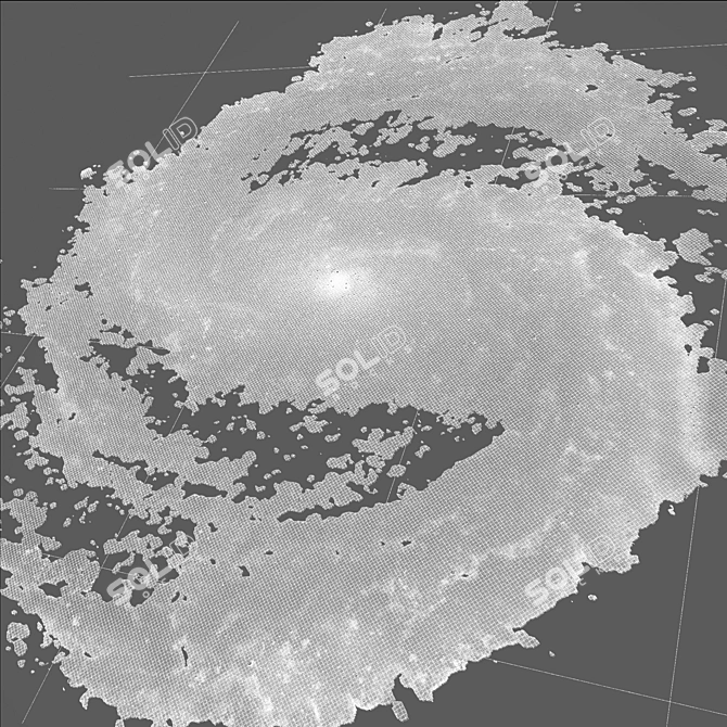 3D Galaxy NGC 4535 Model 3D model image 5