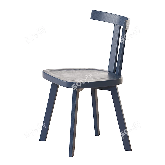 Modern GRAY_23 Chair Model 3D model image 2