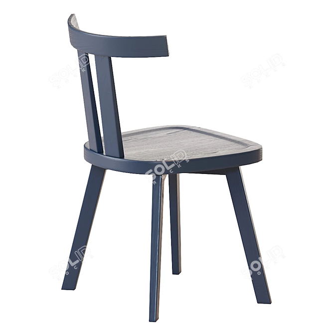 Modern GRAY_23 Chair Model 3D model image 5