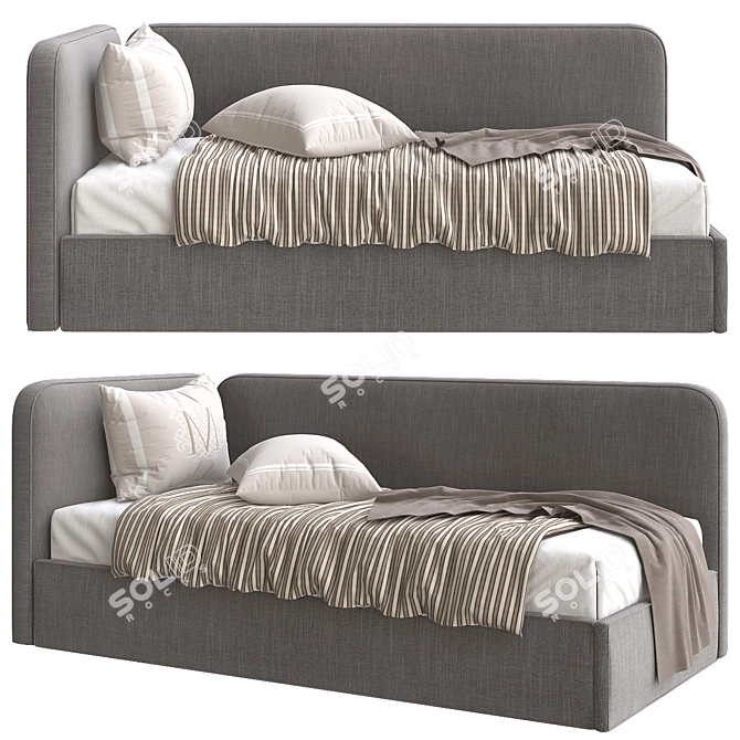 Modern Style Sofa Bed Model 3D model image 1