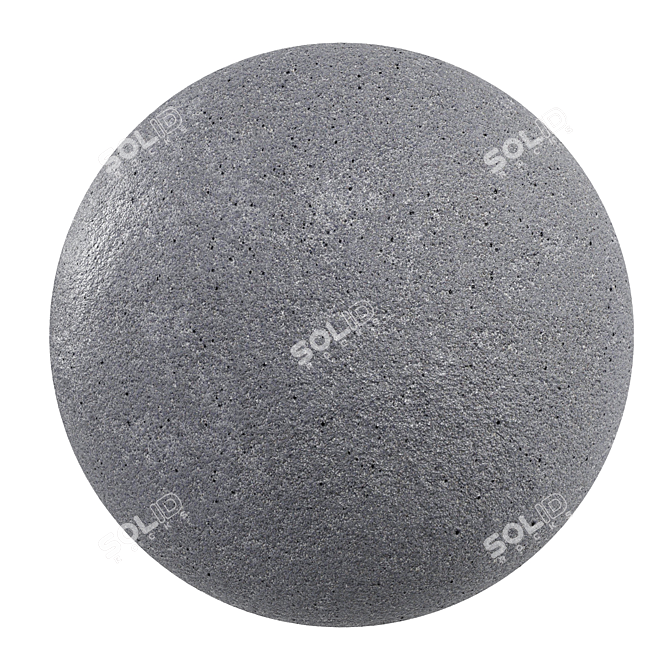 Seamless PBR Concrete Material Pack 3D model image 1