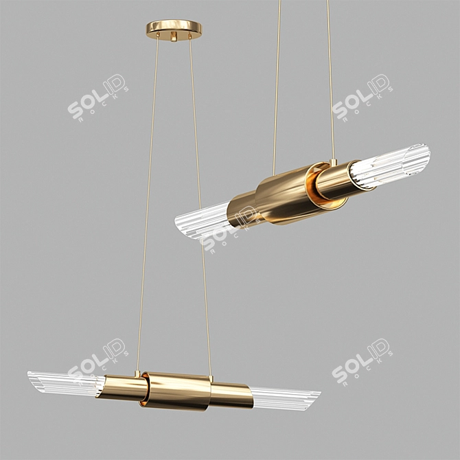 Modern TYCHO Pendant Light 3D model image 2