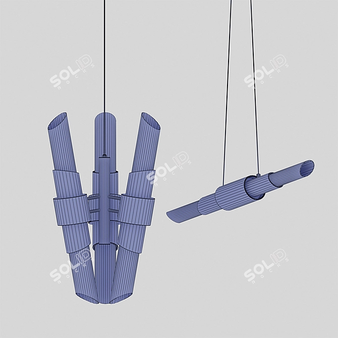 Modern TYCHO Pendant Light 3D model image 3