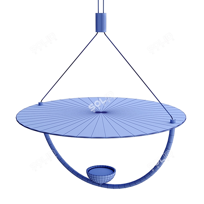 Elegant Gaspar Pendant Light Collection 3D model image 3