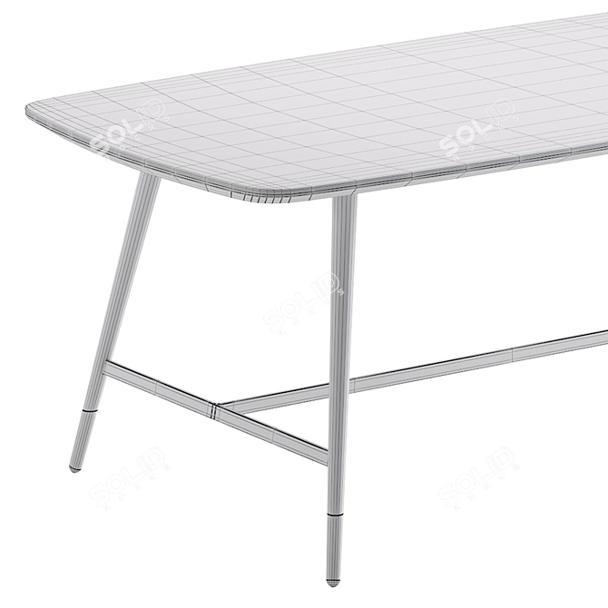 Modern Natuzzi Editions Slancio Table 3D model image 2