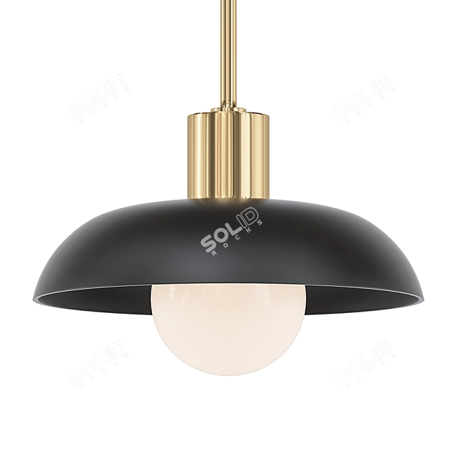 Modern Terra Pendant Light 3D model image 1