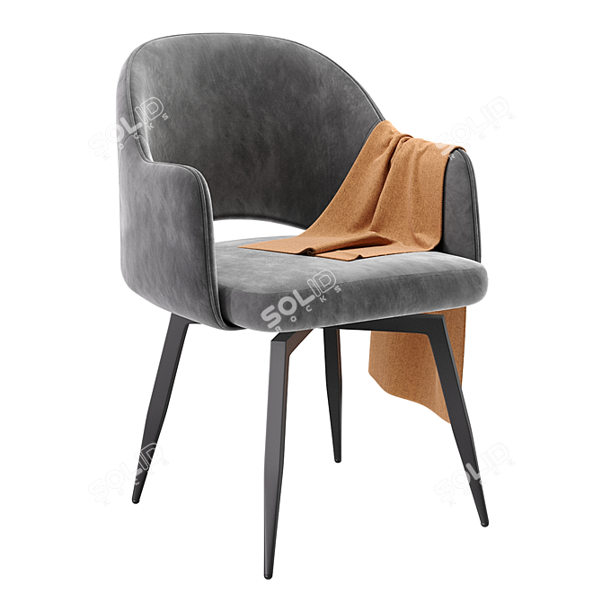 Venus Swivel Chair, 85x58.5x64.5 cm 3D model image 1