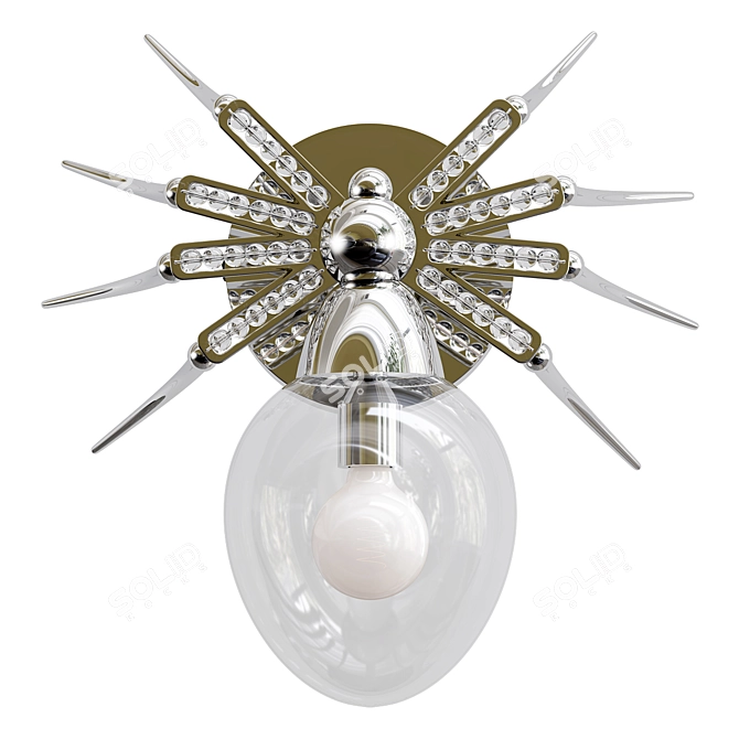 Divinare Spiders Invasion Wall Light 3D model image 1