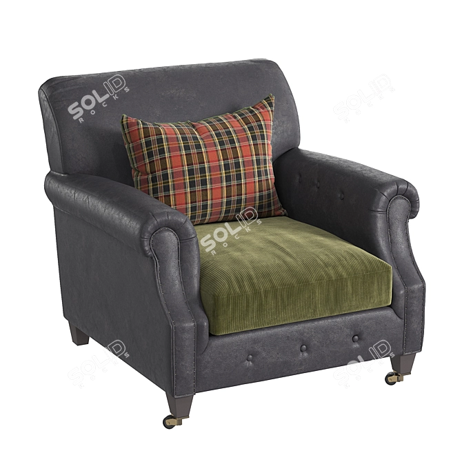 Ralph Lauren Fairview Club Chair 3D model image 1