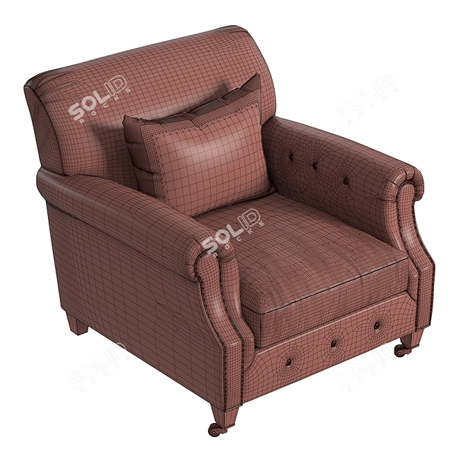 Ralph Lauren Fairview Club Chair 3D model image 4