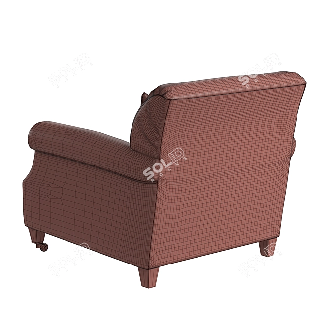 Ralph Lauren Fairview Club Chair 3D model image 5