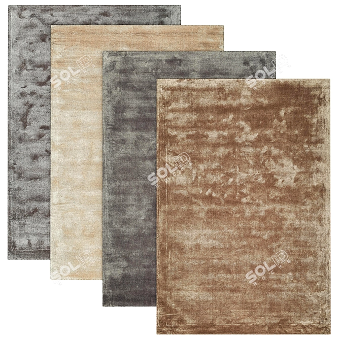 Luxury Restoration Hardware Rugs Collection 3D model image 1