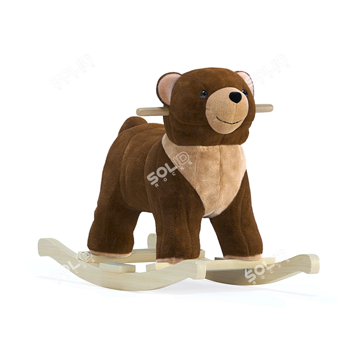 Bear Rocking Toy for Kids 3D model image 2