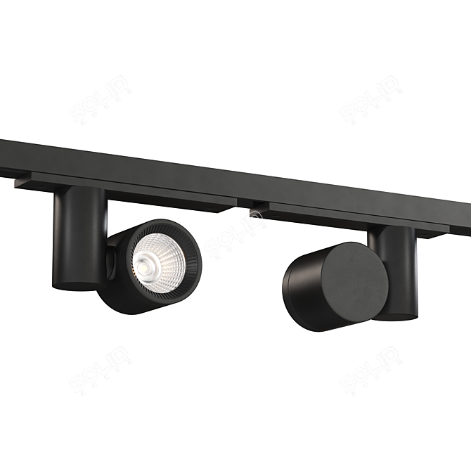 Sleek Arkoslight Track Light 3D model image 4