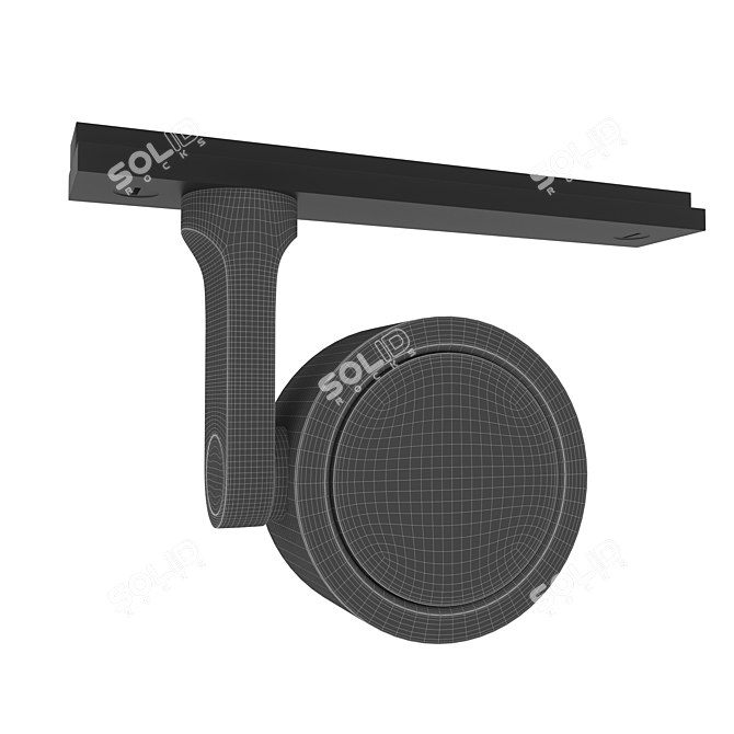 Sleek Arkoslight Track Light 3D model image 5