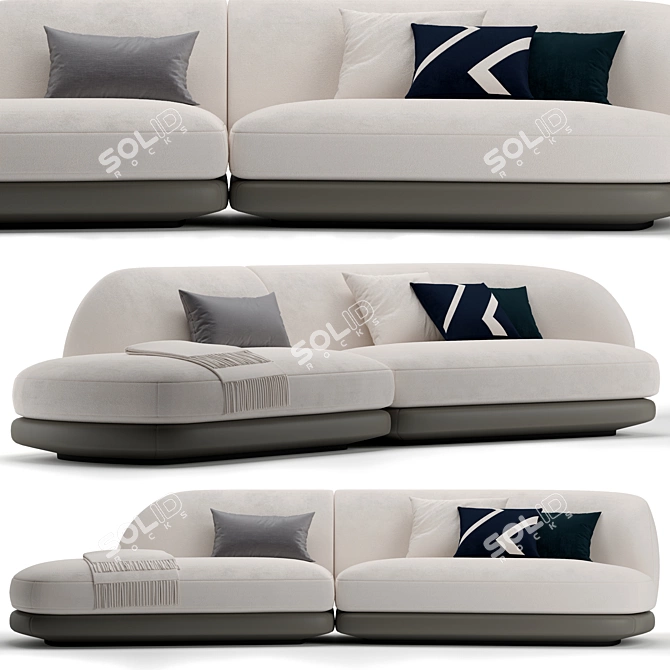 Giorgetti Vesper Sofa in Russian 3D model image 1