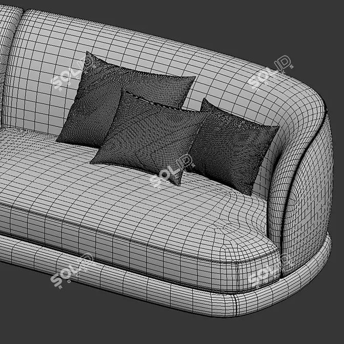 Giorgetti Vesper Sofa in Russian 3D model image 5