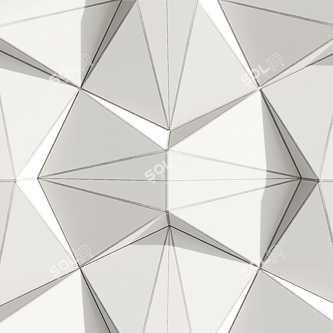 Okiun BLINK 3D Panel Art 3D model image 5