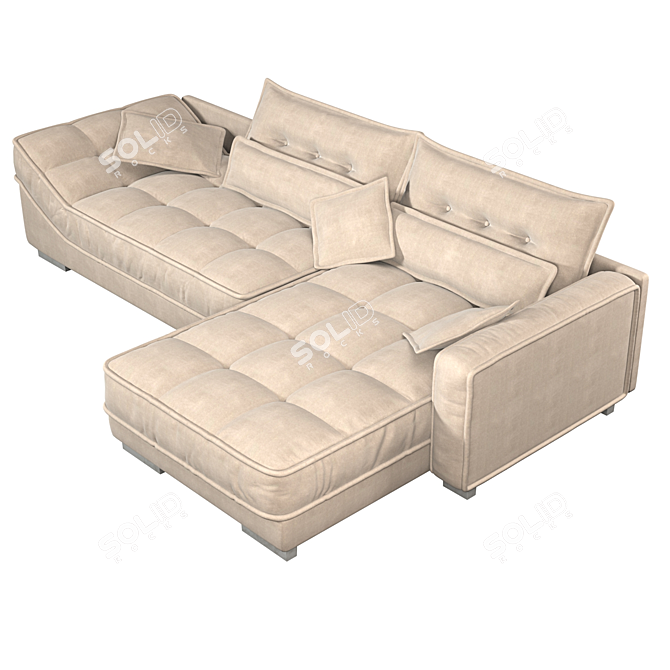 Hillari Corner Sofa by PinskDrev Mebel 3D model image 2