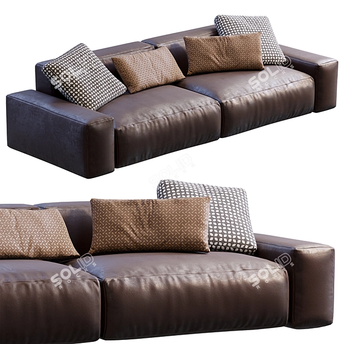 Jesse Sofa Daniel 3D Model 3D model image 6