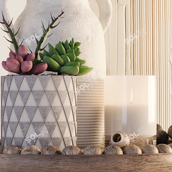 Decor Set 005 Kit 3D model image 2