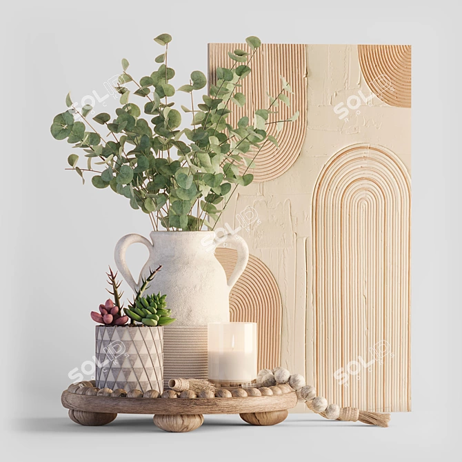 Decor Set 005 Kit 3D model image 5