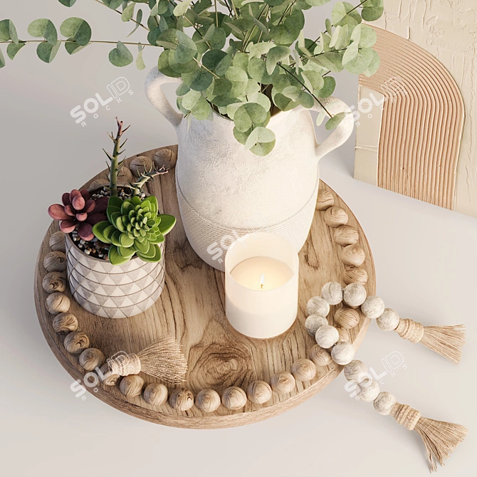 Decor Set 005 Kit 3D model image 7