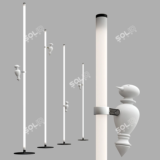 Accipicchio Floor Lamp 2020 Design 3D model image 2