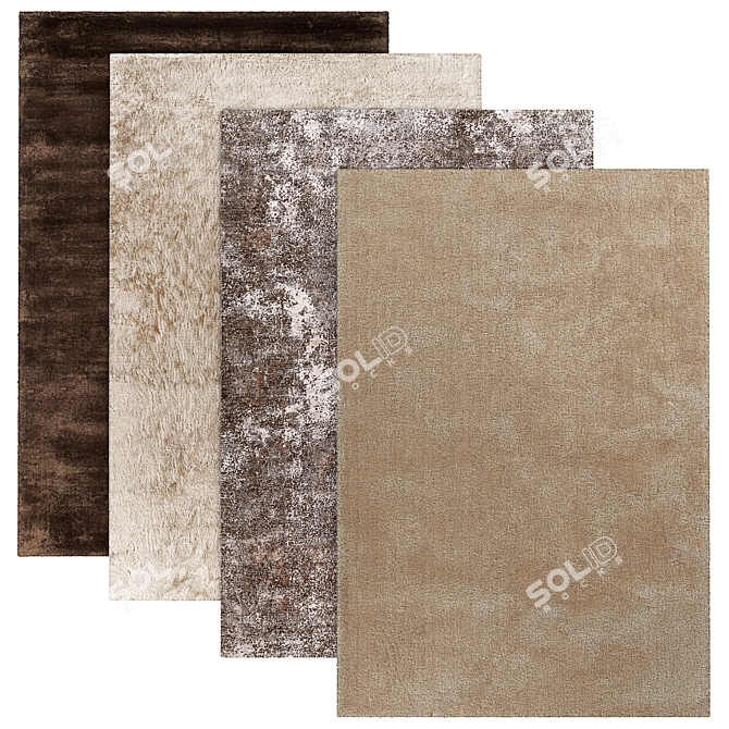 Luxury Carpets for 3D Visualization 3D model image 1