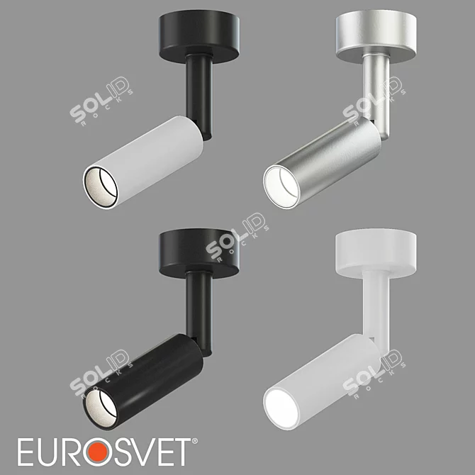 Eurosvet LED Wall Sconce Pin 3D model image 1