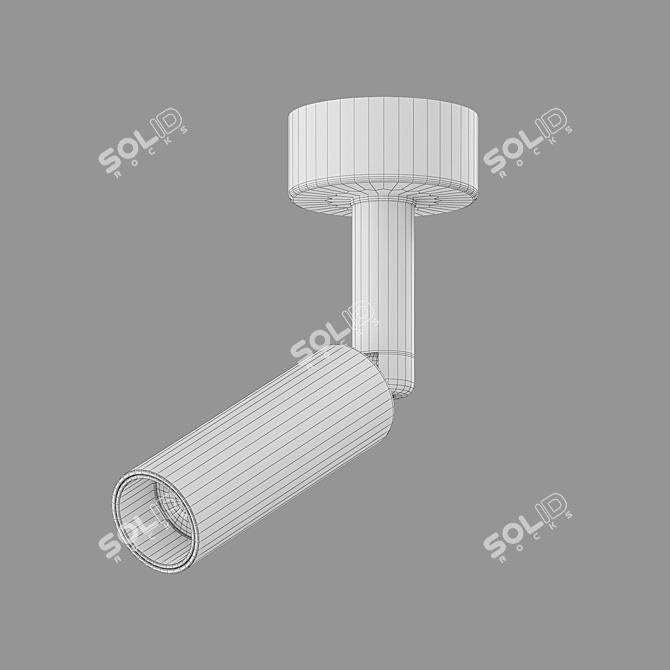 Eurosvet LED Wall Sconce Pin 3D model image 2