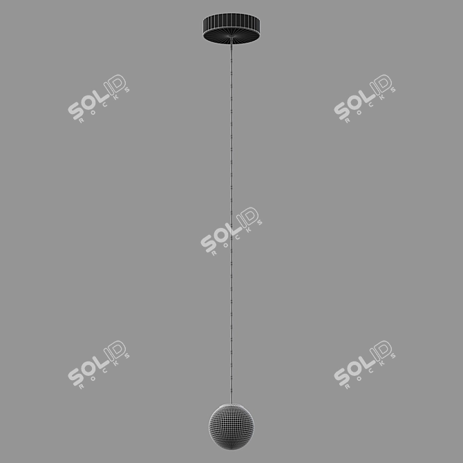 Eurosvet LED Pendant Light Wonder 3D model image 4