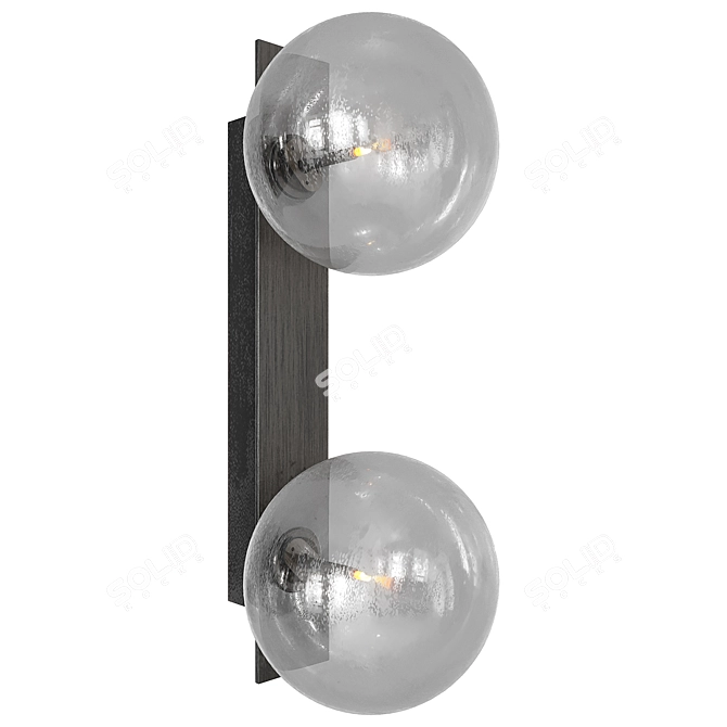  Schwung Oslo Sconce Lamp in Gold, Silver, Black 3D model image 3