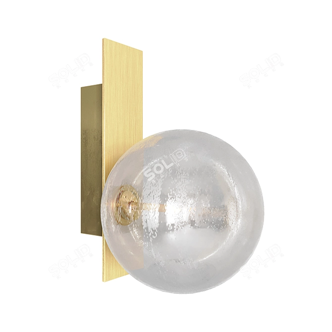  Schwung Oslo Sconce Lamp in Gold, Silver, Black 3D model image 4