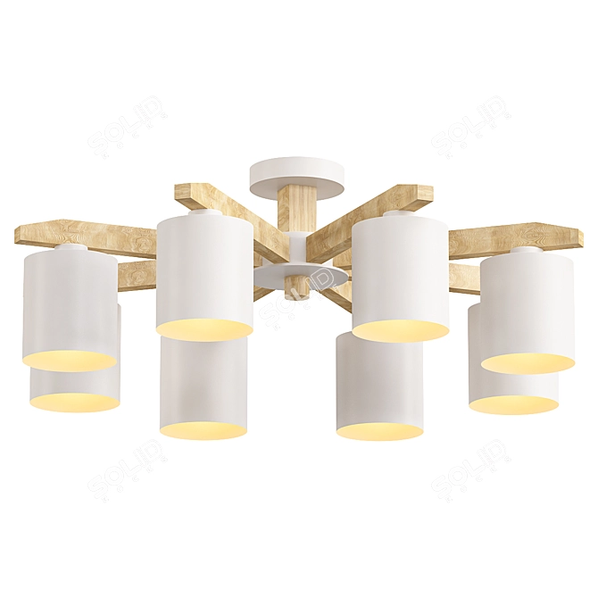 Designer Criss Model Lamp 3D model image 1