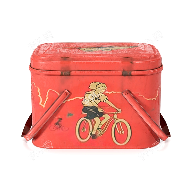 Vintage Lunch Box 3D Models 3D model image 5