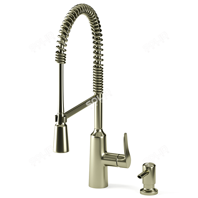 Moen Stableton Spot-Resist Stainless Faucet 3D model image 3