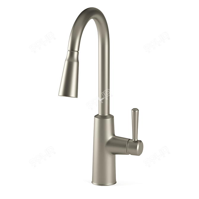 Moen Stableton Spot-Resist Stainless Faucet 3D model image 5