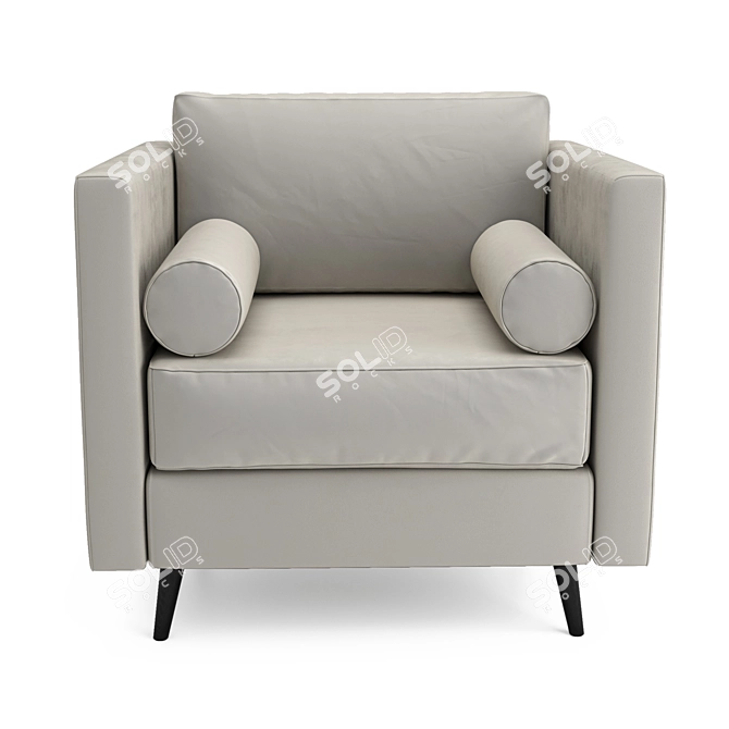 Convertible Armchair Steven 3D model image 2