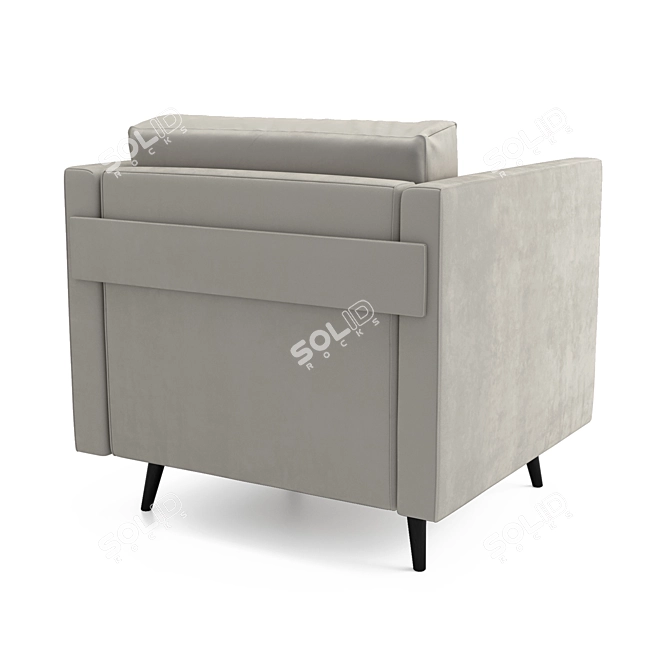 Convertible Armchair Steven 3D model image 3