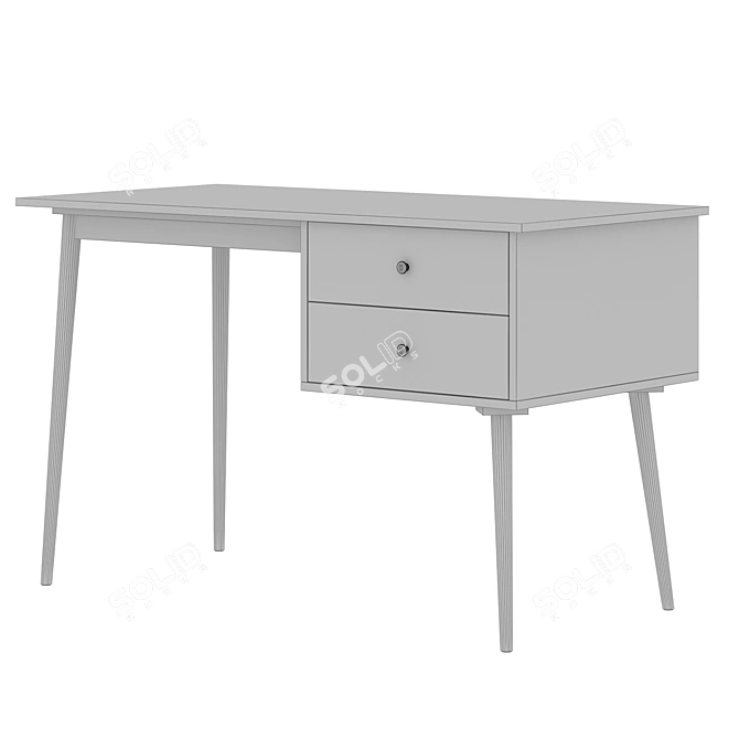 Modern Berber Work Table 3D model image 3