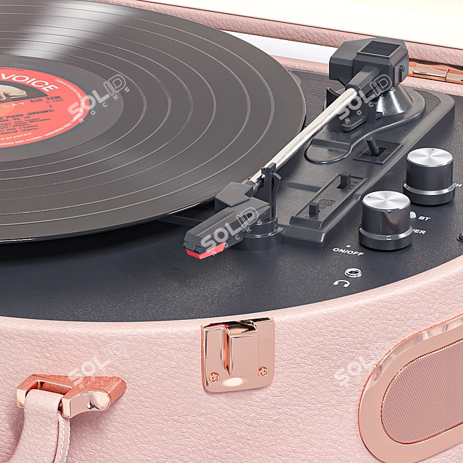 Vinyl Record Player Movie 3D model image 3