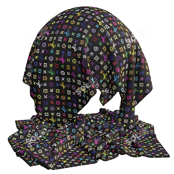 Seamless 4K Fabric Texture Pack 3D model image 2