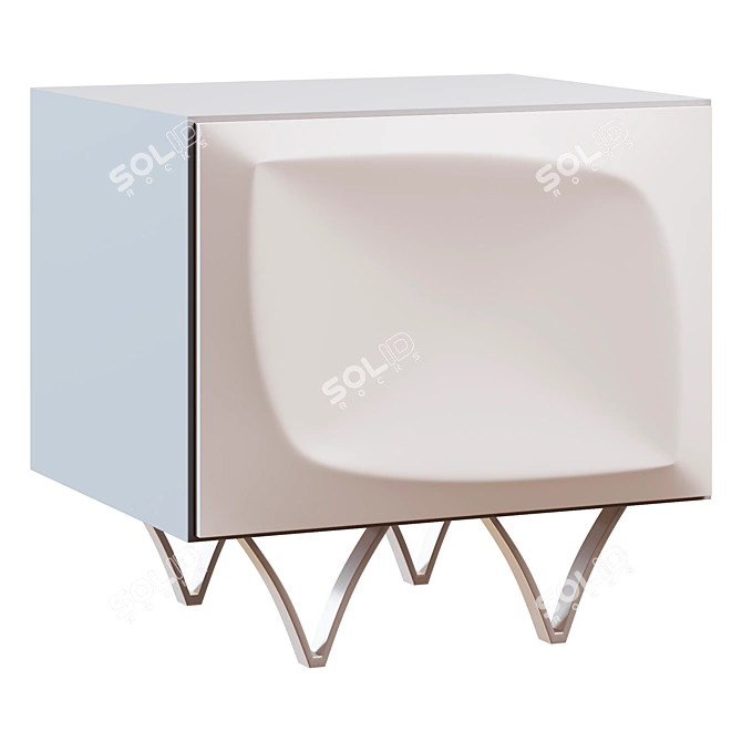Quadra Garda Decor Nightstand 3D model image 2
