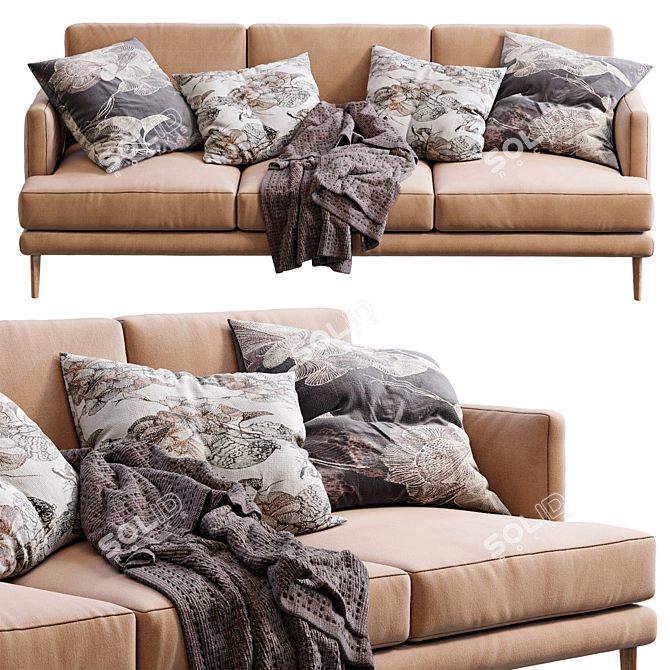 Bonaldo Paraiso Modern Sofa, 2013 3D model image 4