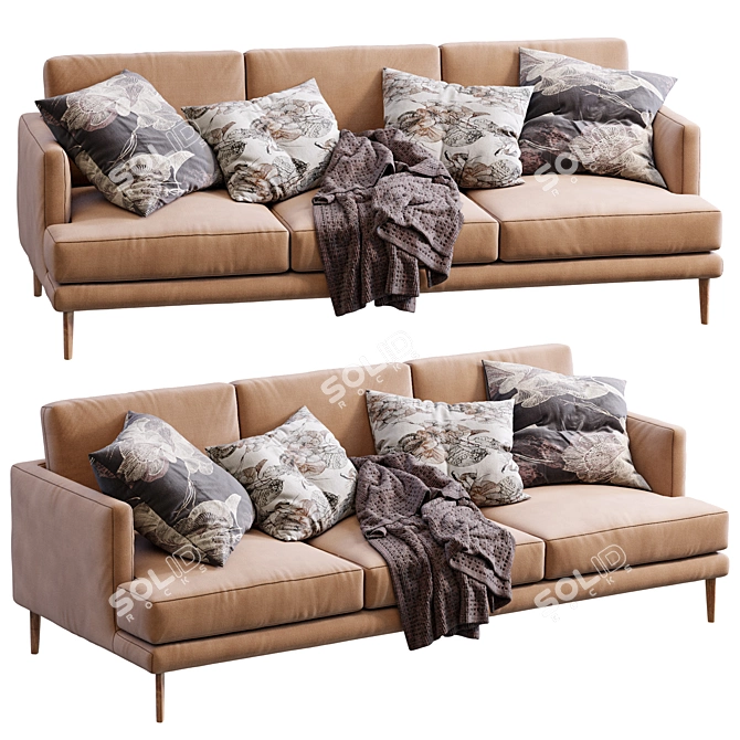 Bonaldo Paraiso Modern Sofa, 2013 3D model image 7