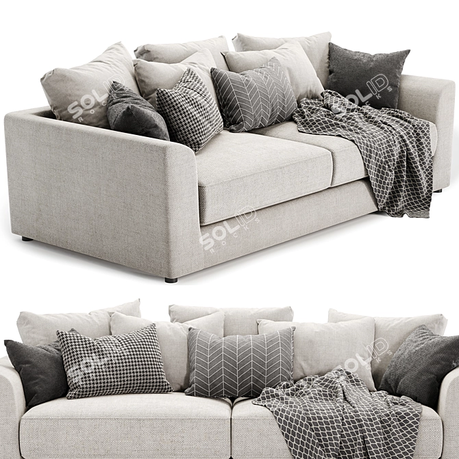 Elegant Jessie Sofa | Plush Airforce 3D model image 3
